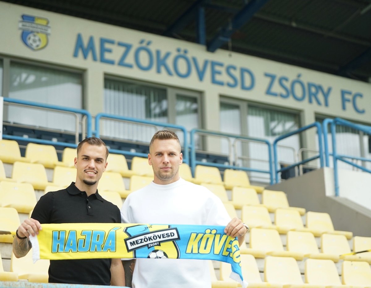 Hajdú Roland a Mezőkövesd Zsóry FC stadionjában